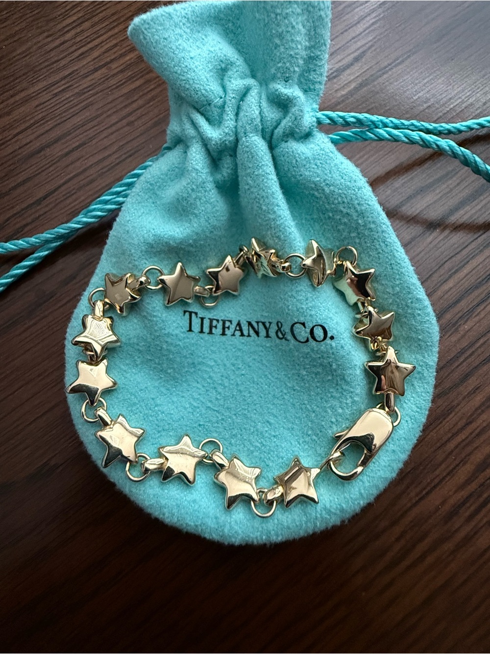 Tiffany & Co. Star Link Bracelet 18k gold (rare)